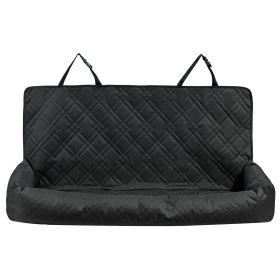 Dog Car Seat, Waterproof Dog Booster Seat for Car, Pet Car Seat with Clip-On Safety Leash, PP Cotton Filling (Placement & Appearance: Rear Row & Cuboid, Max Load Capacity: Under 100 lbs)